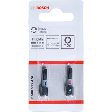 Bosch BITS T20 IMPACT 25MM 2ST