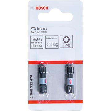 Bosch BITS T40 IMPACT 25MM 2ST