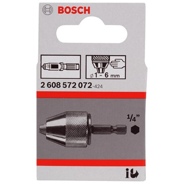 Bosch SNABBCHUCK 1/4 1-6MM 1HAND