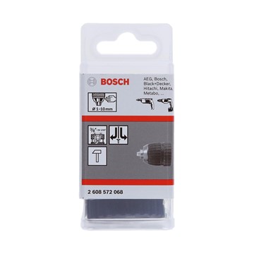 Bosch SNABBCHUCK 3/8-24 2HANDSLAG 1-10MM
