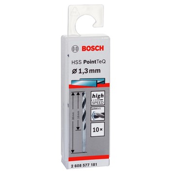 Bosch METALLBORR POINTTEC HSS-R 1,3MM 10ST