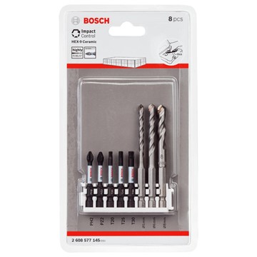 Bosch BORR-/BITSSET IMPACT CERAMIC 50MM BITS