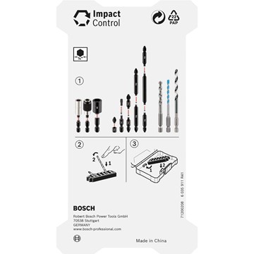 Bosch BORR-/BITSSET IMPACT MULTICON 35 DELAR
