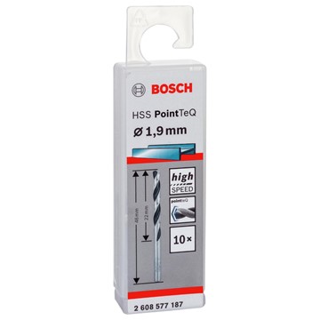 Bosch METALLBORR POINTTEC HSS-R 1,9MM 10ST