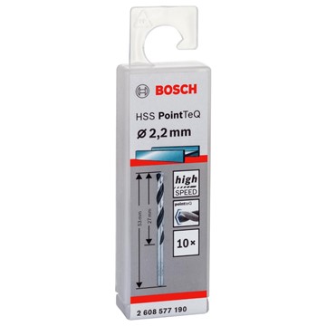 Bosch METALLBORR POINTTEC HSS-R 2,2MM 10ST