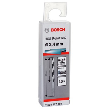 Bosch METALLBORR POINTTEC HSS-R 2,4MM 10ST