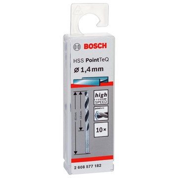 Bosch METALLBORR POINTTEC HSS-R 1,4MM 10ST