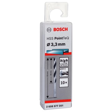 Bosch METALLBORR POINTTEC HSS-R 3,3MM 10ST