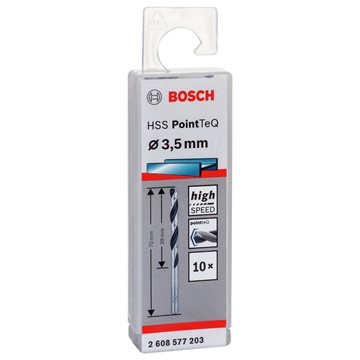 Bosch METALLBORR POINTTEC HSS-R 3,5MM 10ST