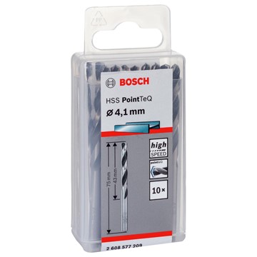 Bosch METALLBORR POINTTEC HSS-R 4,1MM 10ST