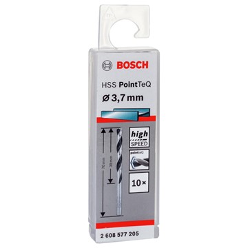 Bosch METALLBORR POINTTEC HSS-R 3,7MM 10ST