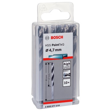 Bosch METALLBORR POINTTEC HSS-R 4,7MM 10ST