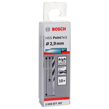 Bosch METALLBORR POINTTEC HSS-R 2,9MM 10ST