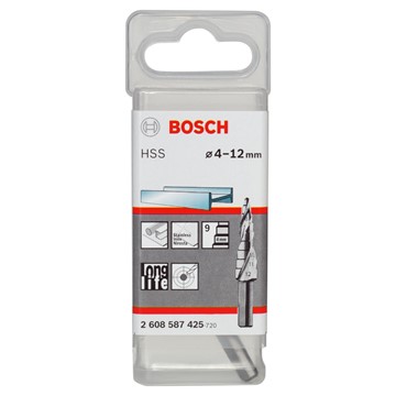 Bosch STEGBORR 4-12MM HSS 9 STEG