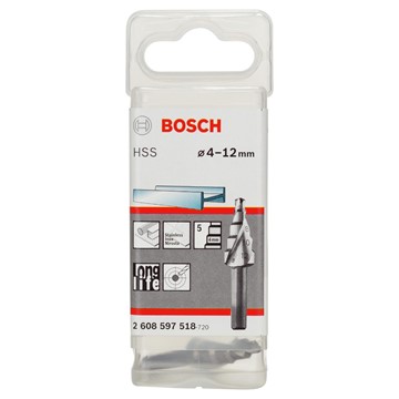 Bosch STEGBORR 4-12MM HSS 5 STEG
