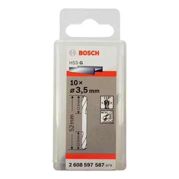 Bosch DUBBELBORR 3,5X52MM 10ST