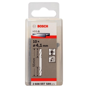 Bosch DUBBELBORR 4,1X55MM 10ST