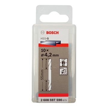 Bosch DUBBELBORR 4,2X55MM 10ST