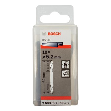 Bosch DUBBELBORR 5,2X62MM 10ST
