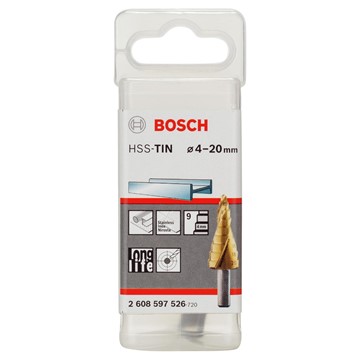 Bosch STEGBORR CYLINDRISK 4-20MM HSS-TIN