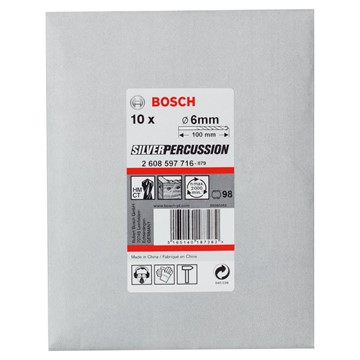 Bosch BETONGBORR SILVER 6X100MM 10ST