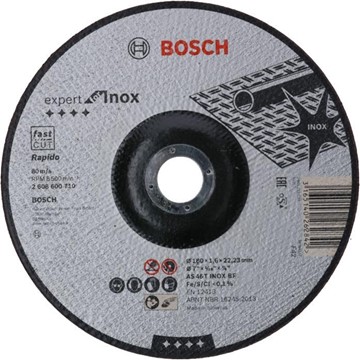 Bosch KAPSKIVA RAPIDO INOX 180X22,2X1,6MM