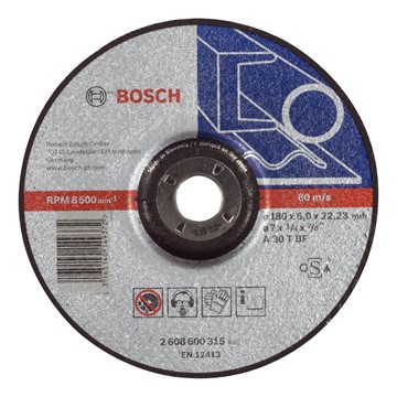 Bosch NAVRONDELL METALL 180X6X22.23