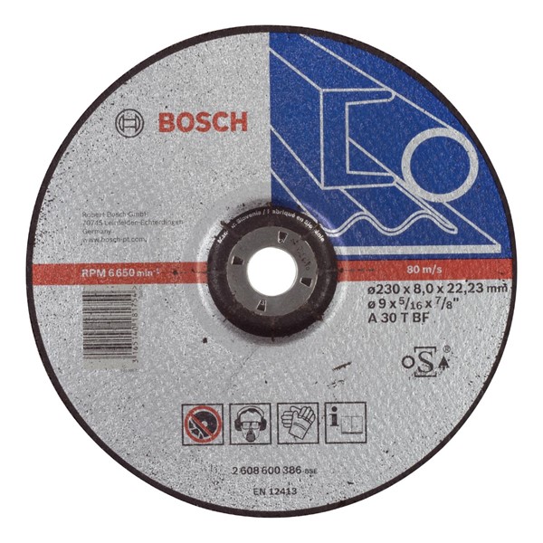 Bosch SLIPSKIVA 230X8MM METALL