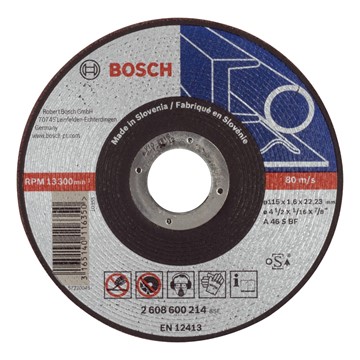 Bosch KAPSKIVA RAK 115X1,6MM METALL