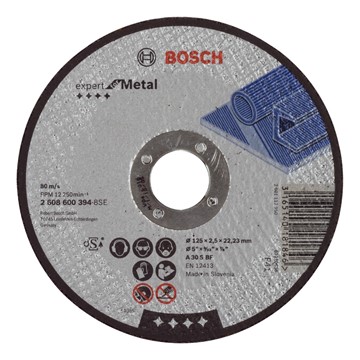 Bosch KAPSKIVA 125X2,5MM METALL
