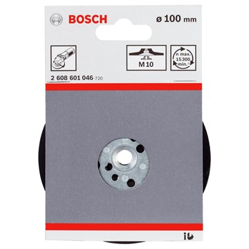 Bosch GUMMITALLRIK 100MM M10 FÖR GWS