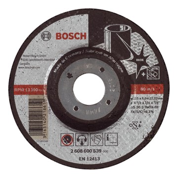 Bosch SLIPSKIVA INOX 115X6X22,2MM