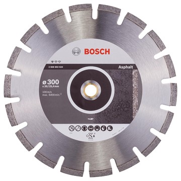 Bosch DIAMANTSKIVA 300X25,4MM PROF ASPHALT