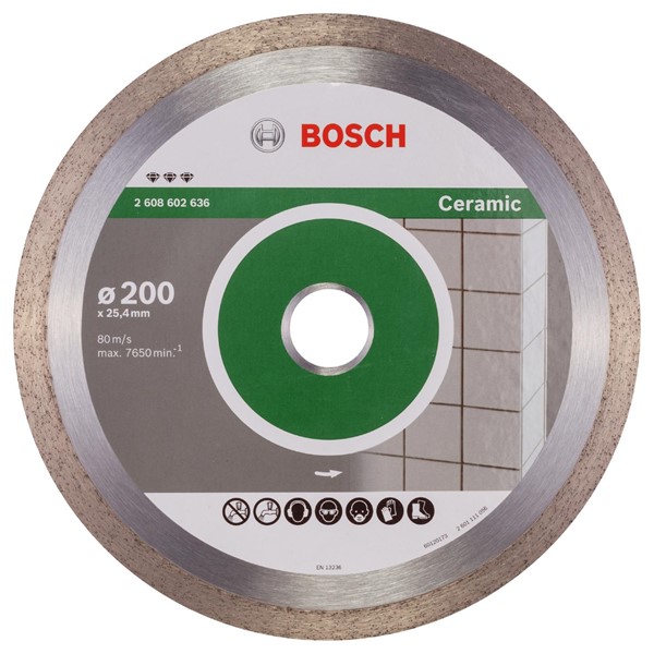 Bosch DIAMANTSKIVA 200X25,4MM BEST CERAMIC