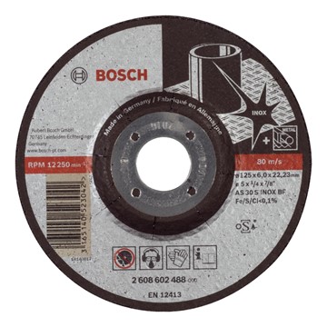 Bosch NAVRONDELL INOX 125X6MM