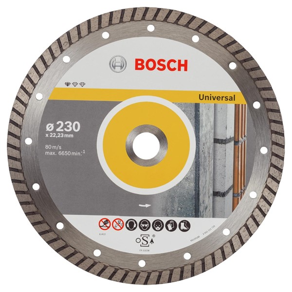 Bosch DIAMANTSKIVA 230X22,2MM PROF UNIV-T