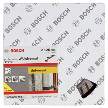 Bosch DIAMANTSKIVA UNIV T 125MM 10STPROF
