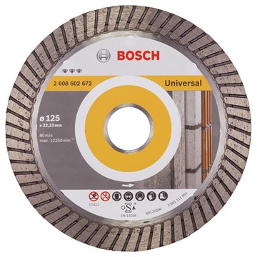 Bosch DIAMANTSKIVA BEST UNIV TURBO 125MM
