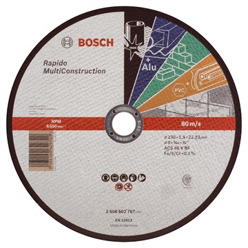Bosch KAPSKIVA RAPIDO 230X1,9MM MULTICONSTRUCT