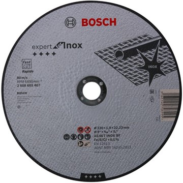 Bosch KAPSKIVA EXP INOX 230X1,9MM LIGE
