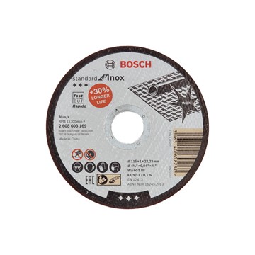 Bosch KAPSKIVA INOX 115X1,0MM STD