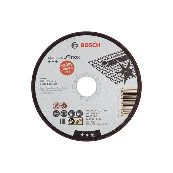 Bosch KAPSKIVA INOX 125X1,6MM STD