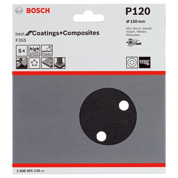 Bosch SLIPRONDELL EXC BS 6H K120 150MM 5ST