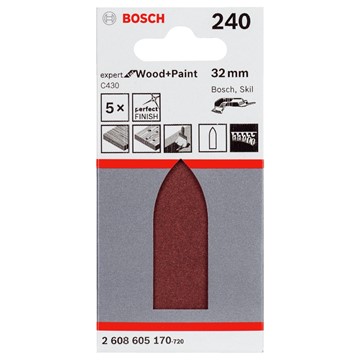 Bosch SLIPPAPPER BOSCH C430 EXPERT FOR WOOD AND PAINT DELTASLIP