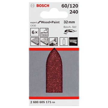 Bosch SLIPPAPPER BOSCH C430 EXPERT FOR WOOD AND PAINT DELTASLIP