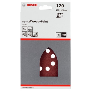 Bosch SLIPPAPPER BOSCH C430 EXPERT FOR WOOD AND PAINT MULTISLIP