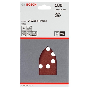 Bosch SLIPPAPPER BOSCH C430 EXPERT FOR WOOD AND PAINT MULTISLIP