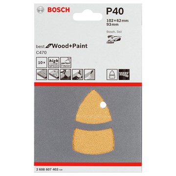 Bosch SLIPPAPPER BOSCH C470 BEST FOR WOOD AND PAINT MULTISLIP