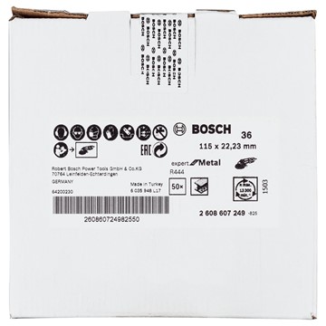 Bosch FIBERSLIPSKIVA BM K36 Ø115MM
