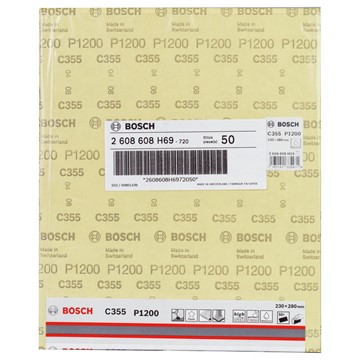 Bosch SLIPPAPPER BOSCH C355 BEST FOR COATINGS AND COMPOSITES